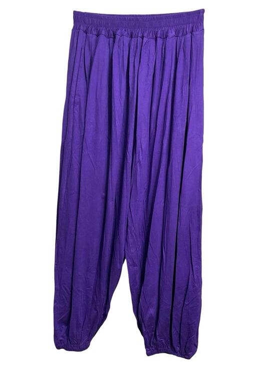 Other - Rhea Purple Harem Pants + Crop Tank Set Boho Festival Bundle NWT + Flawed Top